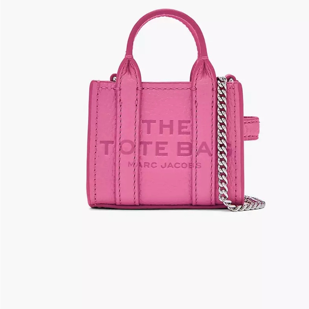 Marc Jacobs Pink Mini Tote with Chain